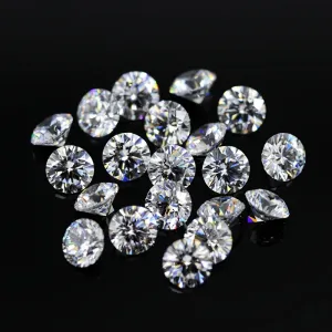 10pcs Brilliant Cut CZ Stones for Jewelry Making 024inch