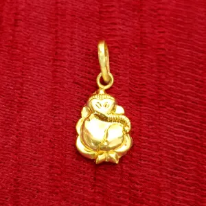 22 KT Gold Unisex Lord Ganesha Pendant (D37)
