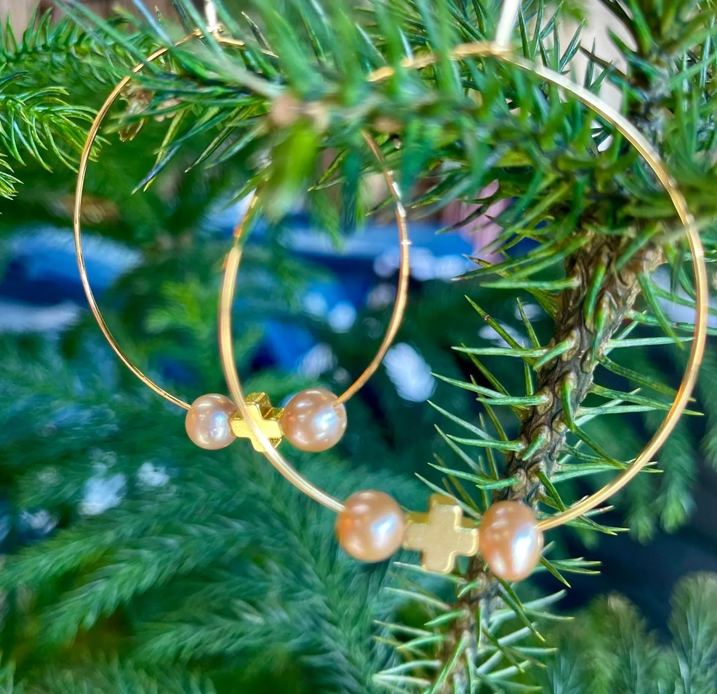A Prayer For You Pearl Earrings