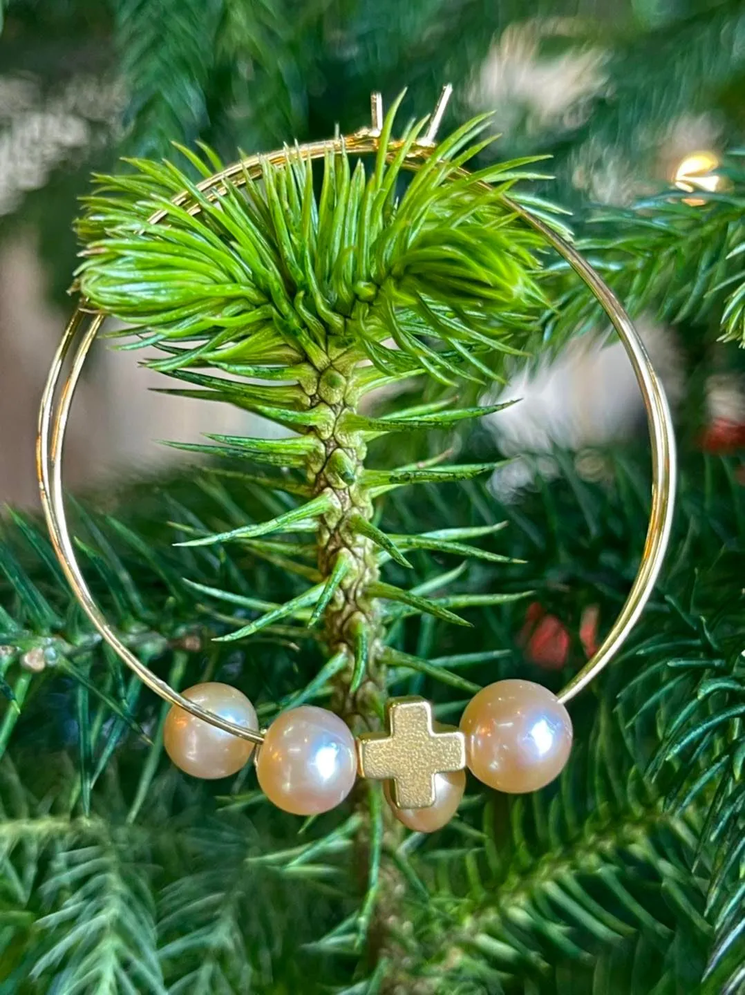 A Prayer For You Pearl Earrings