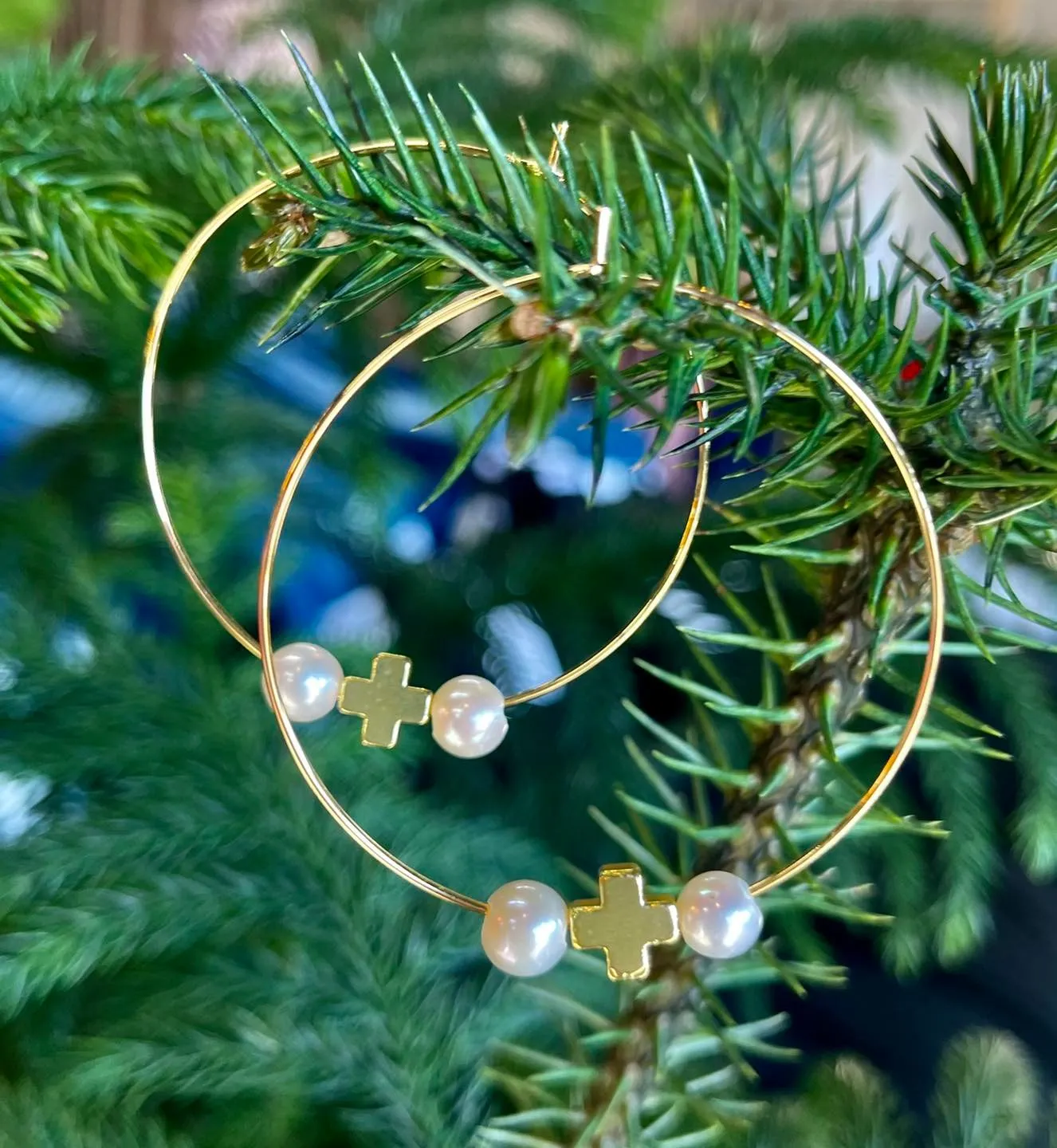 A Prayer For You Pearl Earrings