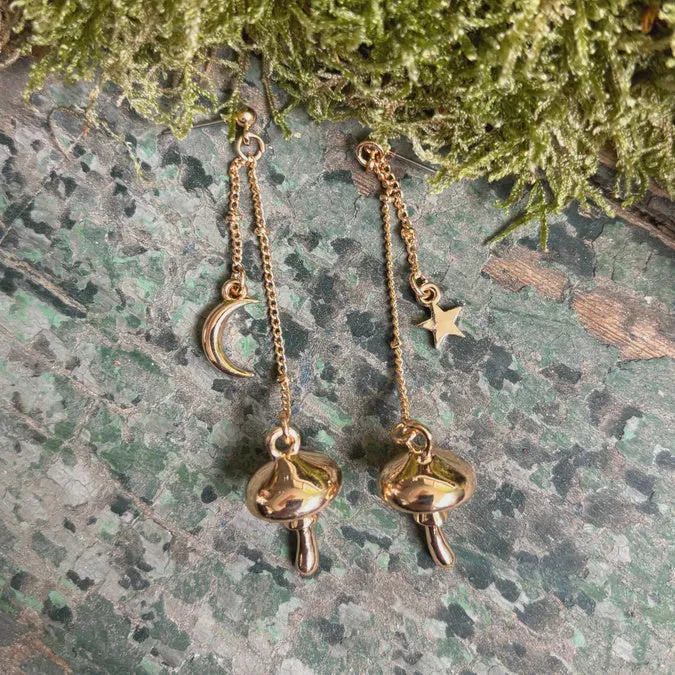 Forage Gold Drop Earrings