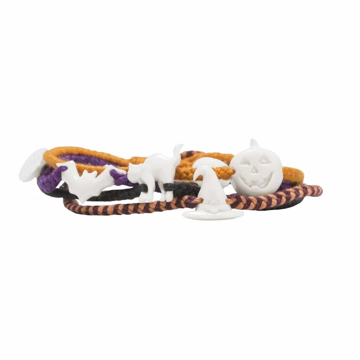 Halloween Stack Button Bracelet Set of 4