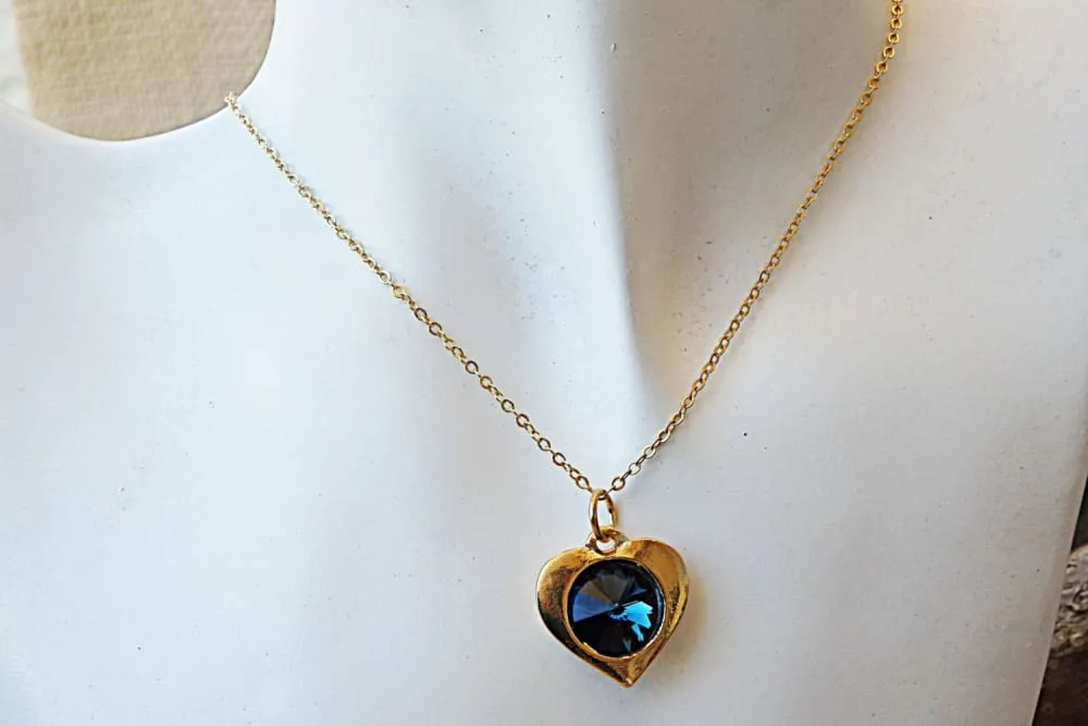 Heart shaped necklace.