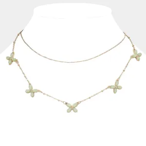 iLLASPARKZ Butterfly Layered Necklace