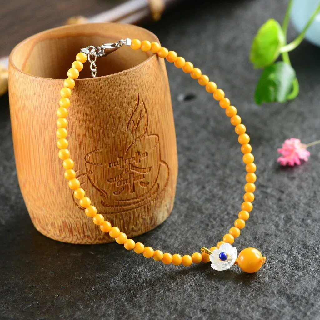 Natural Jade & Crystal Beaded S925 Silver Anklet
