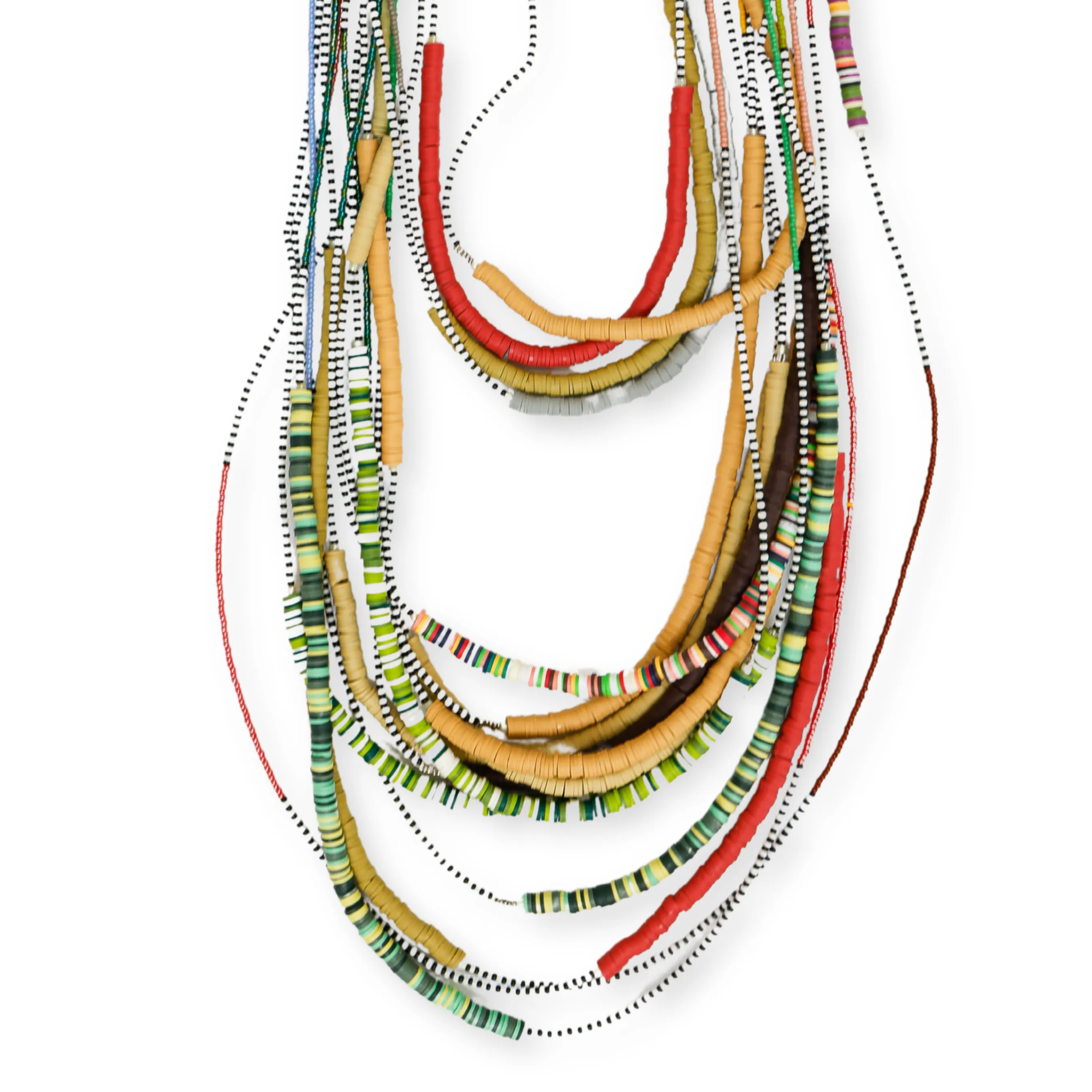 Necklace Beaded 64cm-Various Designs