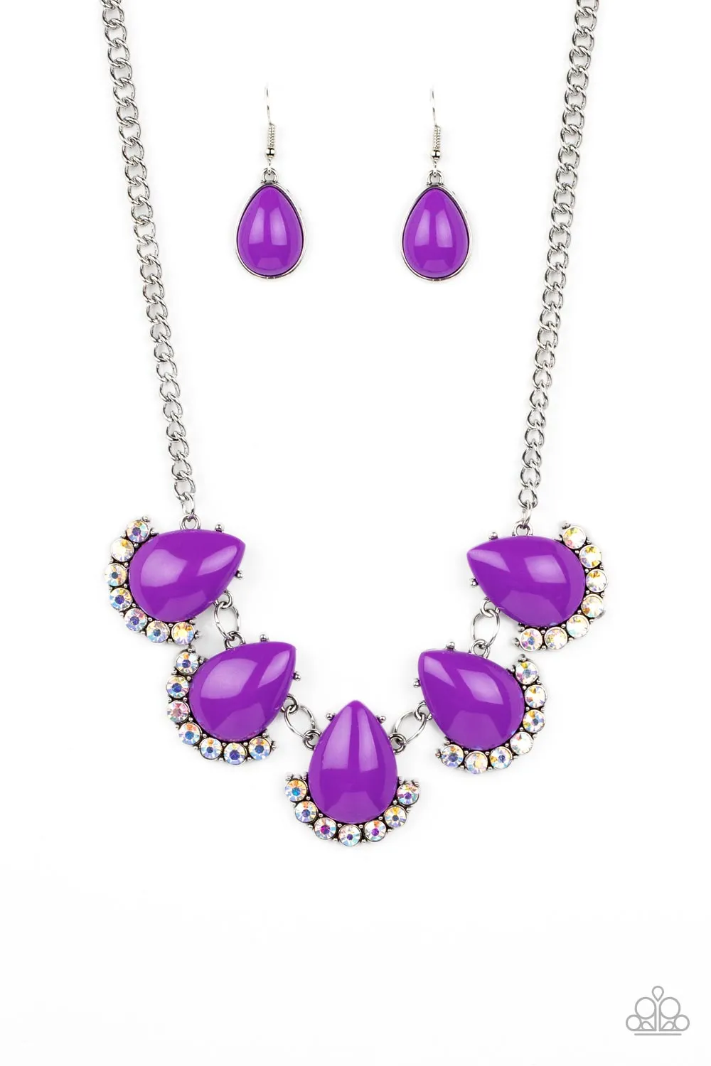 Necklace Ethereal Exaggerations - Purple N483