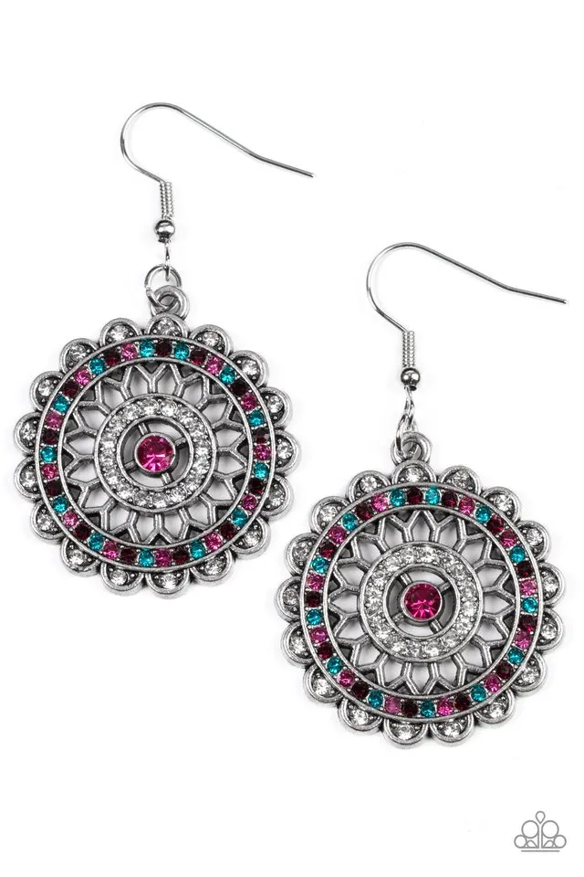 Paparazzi Earring ~ Twinkly Translation - Multi