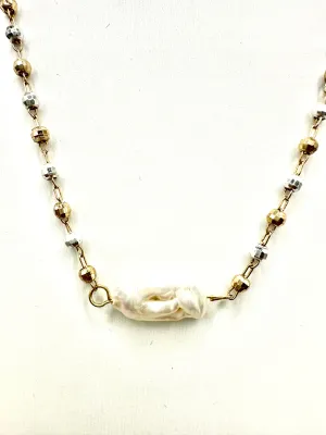 Pearl and Bead Necklace