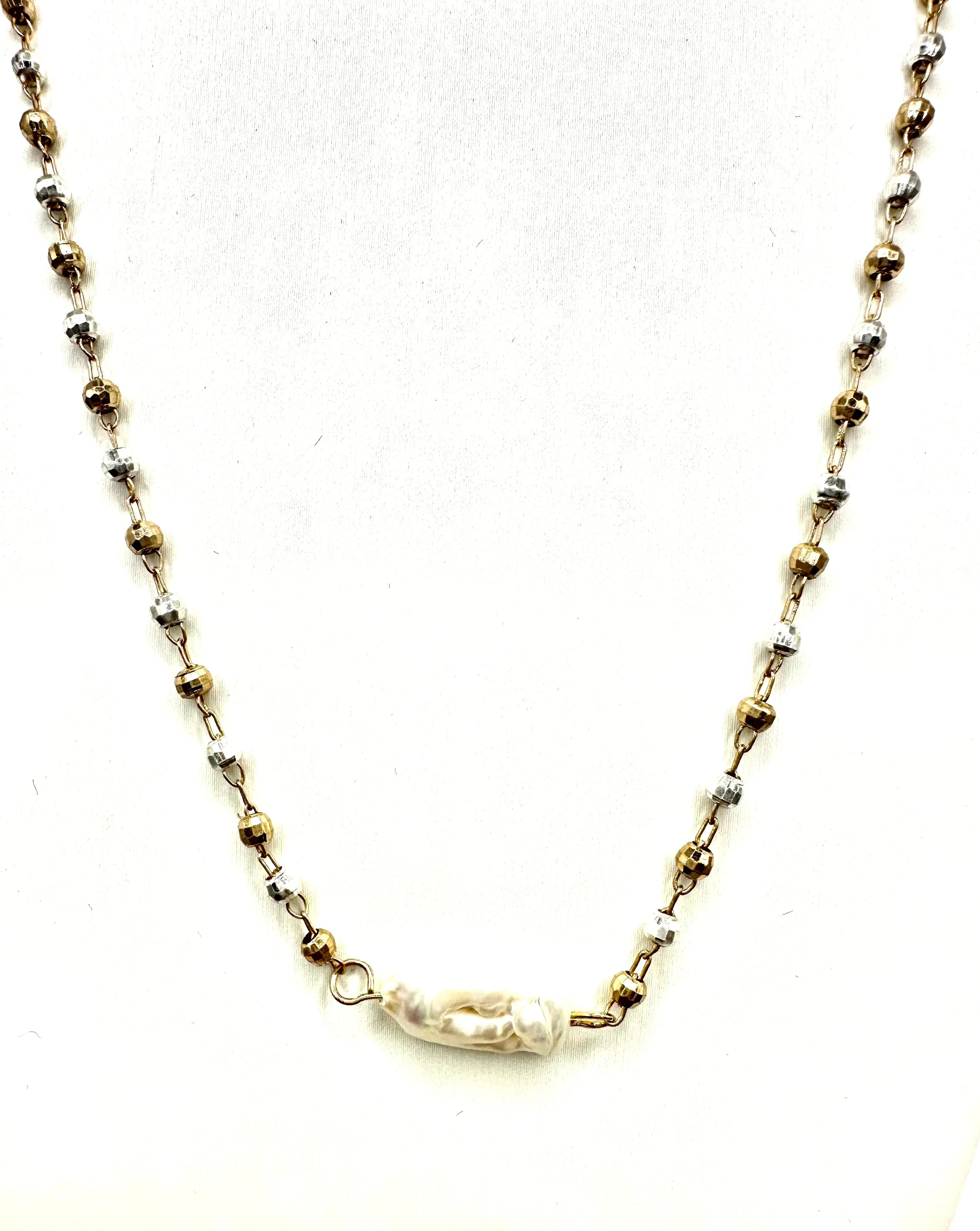 Pearl and Bead Necklace