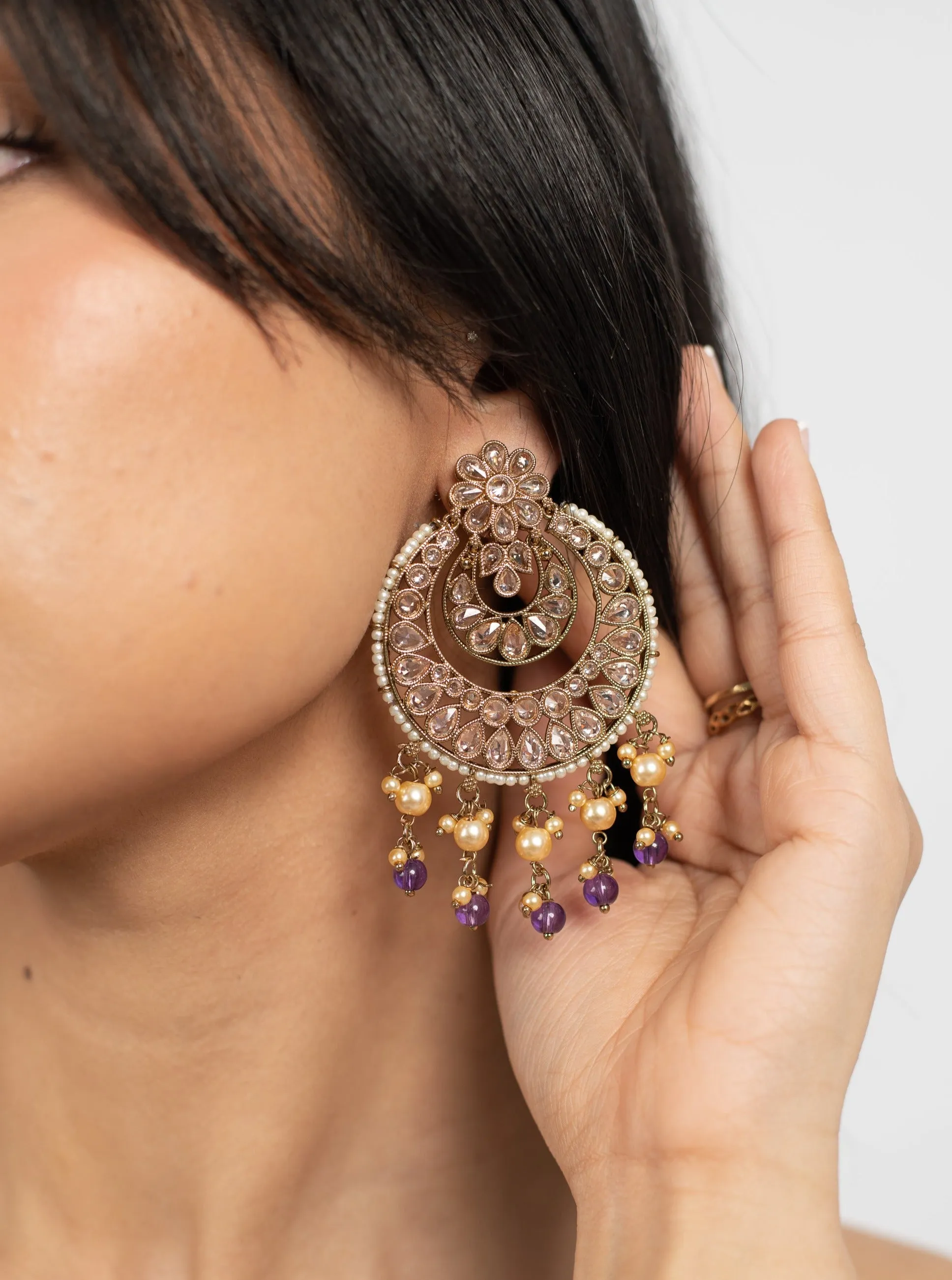 Purple Allure Earrings