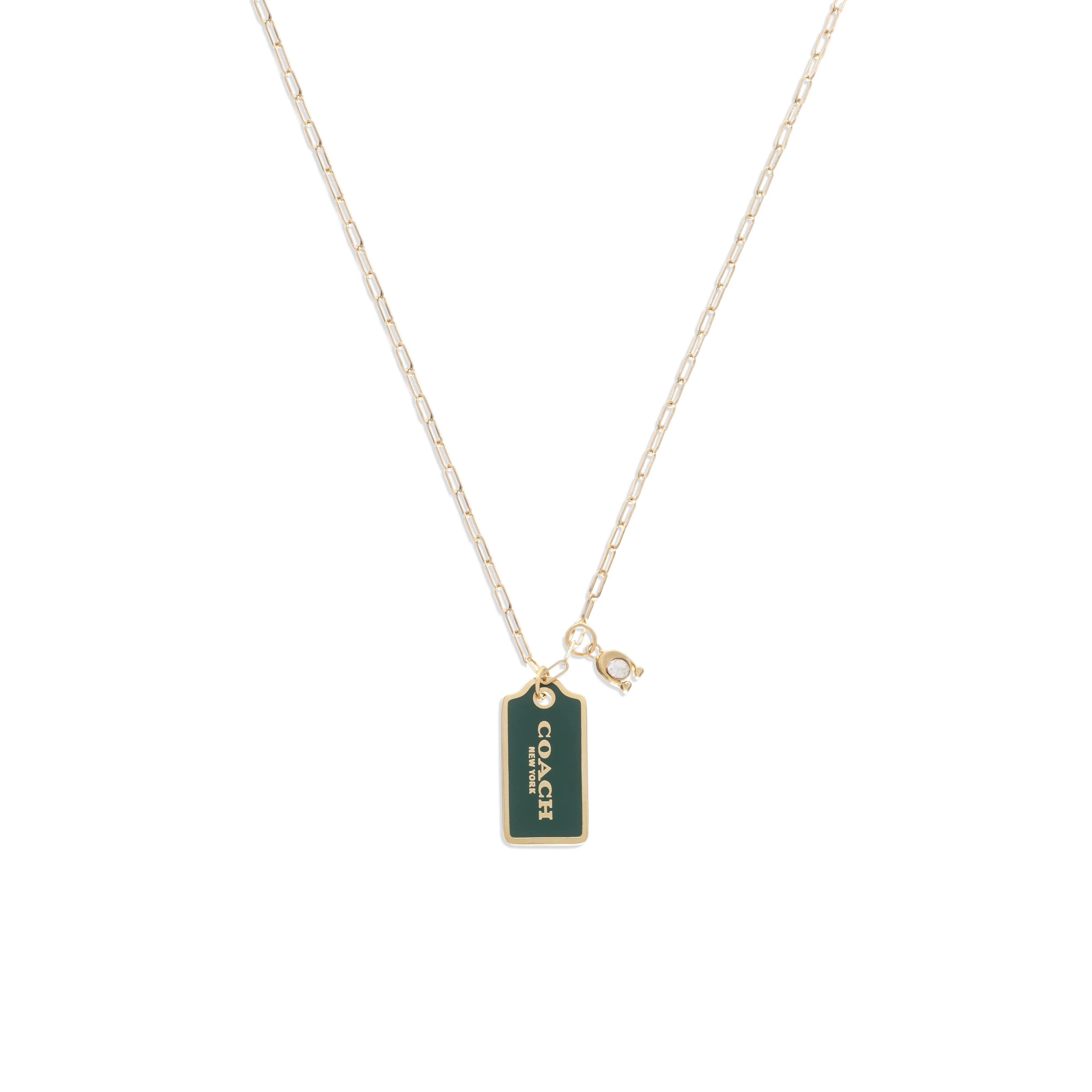 Signature Tag Pendant Necklace